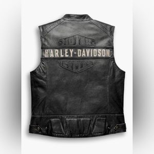 Men's Harley-Davidson Passing Link Leather Vest